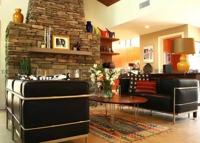 真皮LC2柯布西耶沙發(fā)(Le Corbusier Sofa)