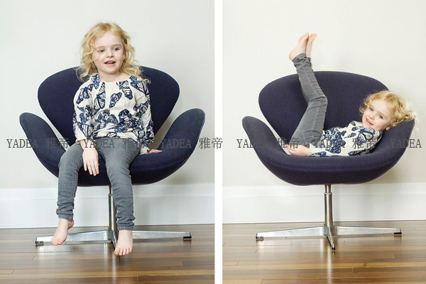 紫色天鵝椅(purple swan chair)