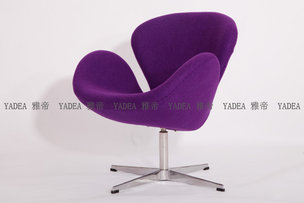 紫色天鵝椅(purple swan chair)