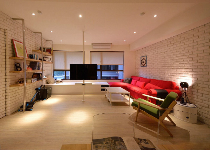 北歐休閑椅:Hans Wegner Plank Chair場景圖