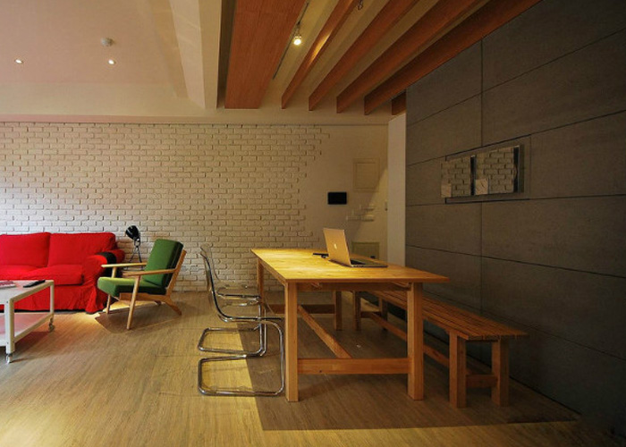 北歐休閑椅:Hans Wegner Plank Chair場景圖