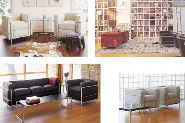 柯布西耶設計的真皮沙發(fā)(Le Corbusier Sofa)