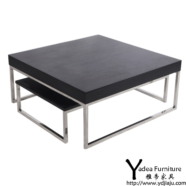 長方形實木咖啡桌