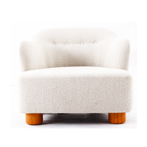 現(xiàn)代簡約高端單人布藝休閑椅